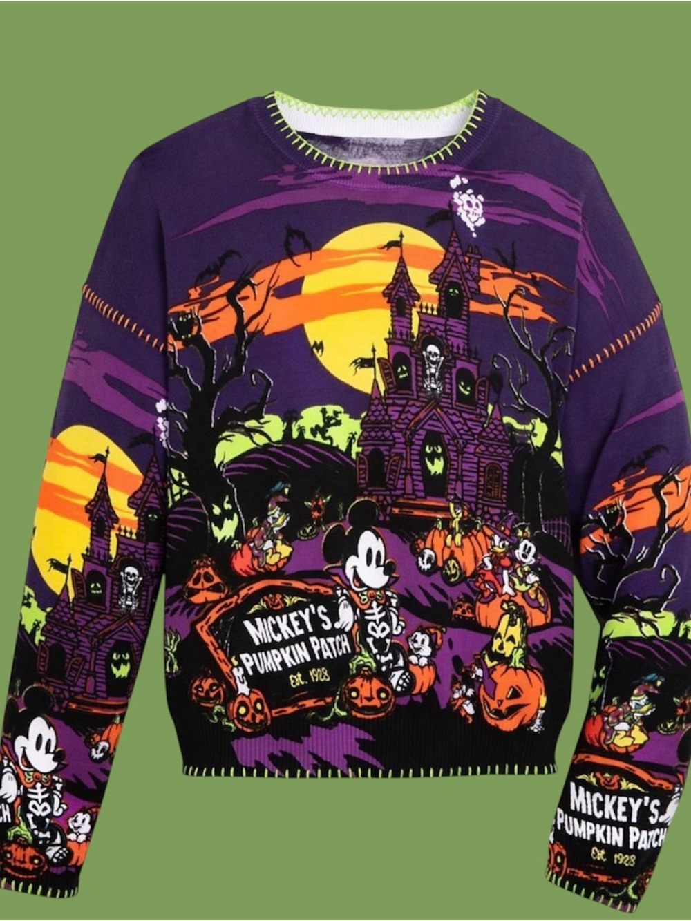 Disney Store Mickey Mouse and Friends Halloween Sweater
